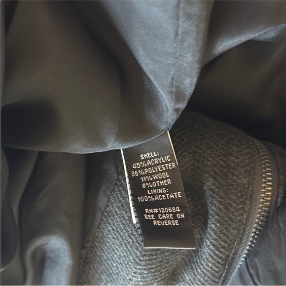 Torrid Charcoal Double-Breasted Pea Coat - Picture 10 of 12